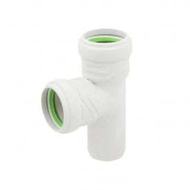 Колено канализационное ASG S-LINE 50мм 87.5°