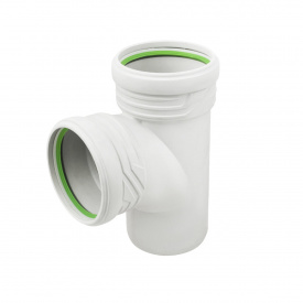 Колено канализационное ASG S-LINE 110мм 87.5°