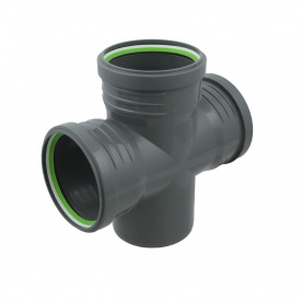 Крестовина канализационная ASG HTR 110мм 90°