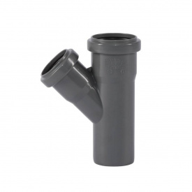 Колено канализационное Ostendorf HT Safe 50x40мм 45°