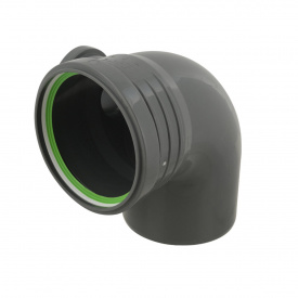 Отвод канализационный ASG HTR 110х50х90 мм 90°