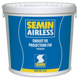 Шпаклевка полимерная финишная SEMIN AIRLESS FIN 25 кг