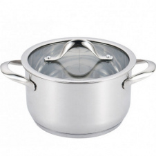 Кастрюля из нержавеющей стали d-16 см 1,6 л Lessner 55877-16