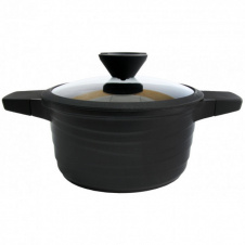 Кастрюля с крышкой 2,7 л Black Pro New Lessner 55872-20