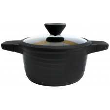 Кастрюля с крышкой 4,7 л Black Pro New Lessner 55872-24