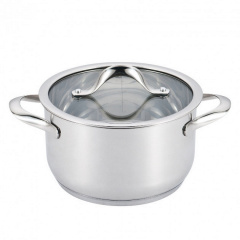 Кастрюля из нержавеющей стали d-22 см 4,1 л Lessner 55877-22 Тернополь