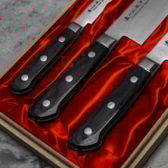 Набір із 3-х кухонних ножів Satake Daichi (HG8556W) Умань