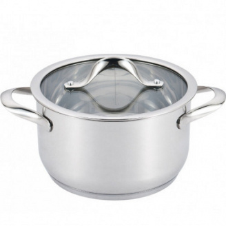 Кастрюля из нержавеющей стали d-16 см 1,6 л Lessner 55877-16