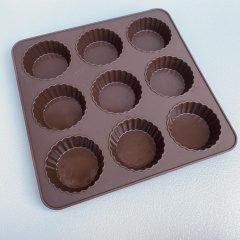 Форма силиконовая для выпечки кексов на 9 шт 24,9х24,9х2,3 см Lessner Chef Choco 10250 Киев