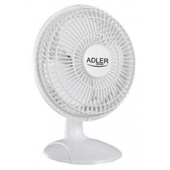 Настільний вентилятор Adler AD 7317 з прищіпкою Білий Балаклія