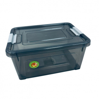 Контейнер універсальний Алеана 123079 «Smart Box» Practice 15,8х12х7,5 см 0,8 л Темно-сірий (23393)