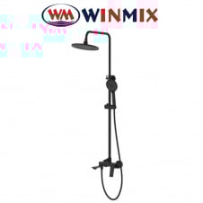 Душова колона із змішувачем Winmix Premium DERBY 009-J BLACK, Польща