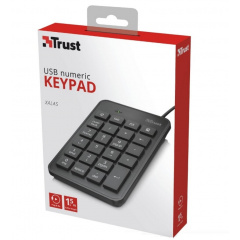 Клавиатура мембрана Trust Xalas 25486 USB-A Numeric Keypad 23 Key Черный Одесса