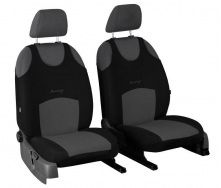 Майки чехлы на передние сиденья GEELY GХ2 2012- (2002-2011) POK-TER Tuning Classic с серой вставкой