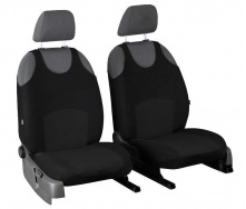 Майки-чехлы на передние сиденья CHERY A15 2003-2014 POK-TER Tuning Classic черные (r416668)