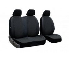 Авточехлы для MERCEDES Vito W638 1996-2003 POK-TER Perline 1+2 с черной вставкой перфорированной экокожи