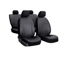 Авточехлы из эко кожи GEELY GХ2 2012- (2002-2011) POK-TER Desing Leather с черной вставкой