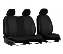 Авточехлы для VOLKSWAGEN T4 1990-2003 с эко кожи POK-TER Elit 1+2 черный