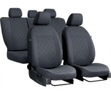 Чехлы на авто Toyota Yaris (1999-2005) POK-TER Draft Line с серой вставкой