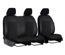 Авточехлы комбинированные CITROEN Jumpy 1995-2007 POK-TER Unico 1+2 с черной вставкой