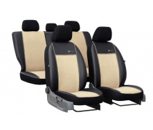 Авточехлы на сиденье POK-TER Exclusive GEELY GХ2 2012- (2002-2011) с бежевой вставкой экокожа