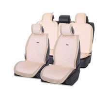 Накидки-чехлы на сиденье для TOYOTA CAMRY 2011- XV50 AUAU Polosso Бежевый (42792762)