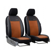 Чехлы на передние сиденья для GEELY MK Cross 2010-2016 (2002-2011) POK-TER эко кожа с алькантарой Exclusive
