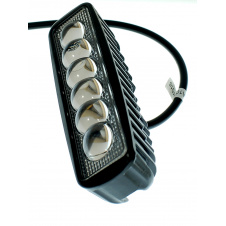 Светодиодная фара AllLight JR-6D-G06-18W 6chip EPISTAR spot линза 9-30V