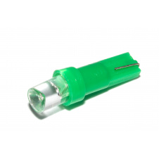 Светодиодная лампа AllLight T 5 1 диод LED W2*4.6d 12V GREEN