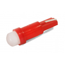 Светодиодная лампа AllLight T 5 1 диод COB W2*4.6d 12V RED