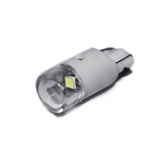 Светодиодная лампа AllLight T10 1 диод 1W Philips replica W2,1x9,5d WHITE 12V прозрачная