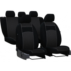 Авто чехлы с автоткани CITROEN C4 2005-2009 POK-TER VIP с серой вставкой