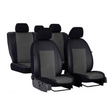 Авто чехлы комбинированые TOYOTA Corolla 2005-2007 (E12; E13); mk IX POK-TER Unico Premium с серой вставкой