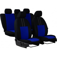 Автомобильные чехлы для MITSUBISHI L200 2006-2015 POK-TER Economic с синей вставкой