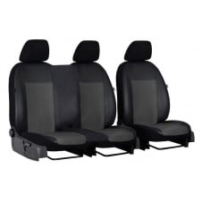 Авточехлы комбинированные Ford Transit 2006-2014 POK-TER Unico 1+2 с серой вставкой