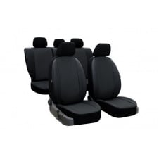 Авточехлы из эко кожи FORD Ka 2009-2016 POK-TER PERLINE с черной вставкой