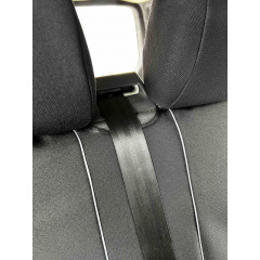 Авточехлы с автоткани для VOLKSWAGEN Transporter T4 1990-2003 Kegel-Blazusiak SOLID 1+2 черные Киев