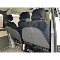 Авточехлы с автоткани для VOLKSWAGEN Transporter T4 1990-2003 Kegel-Blazusiak SOLID 1+2 черные Киев
