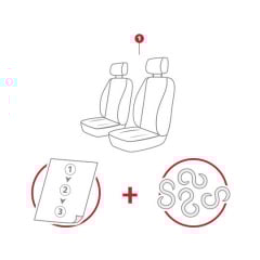 Авточехлы на передние сиденья Audi 200 1979-1991 Kegel-Blazusiak SOLID Чернівці