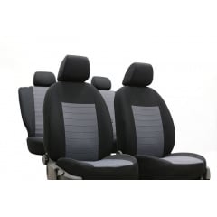Авточехлы на сиденье для Citroen C3 2009-2017 Pok-ter Pure Line с серой вставкой Київ