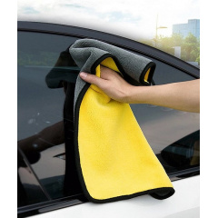 Микрофибра автомобильная Psheko полотенце двустороннее универсальное 60х40 см (050526) Надворная