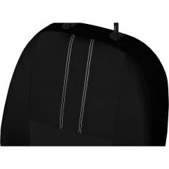 Автомобильные чехлы для PEUGEOT 207 2007-2012 SW Kombi POK-TER Economic с черный вставкой Покровск