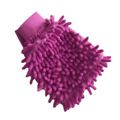 Перчатка-микрофибра No Brand ClearAvto для мойки авто фиолетовый (HP050943) Червоноград