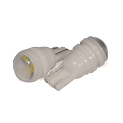 Светодиодная лампа StarLight T10 3 диода SMD-2835 12V 0.5W WHITE прозрачная линза CERAMIC Софиевская Борщаговка