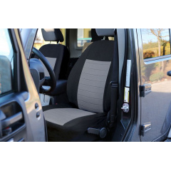 Авточехлы на сиденье для GEELY GХ2 2012- (2002-2011) POK-TER Pure Line с серой вставкой Костополь