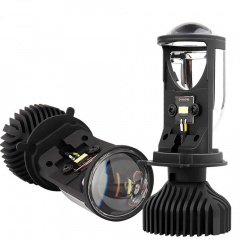 Комплект светодиодных линз HeadLight Y6D BI-LED H4 25/35W mini Київ