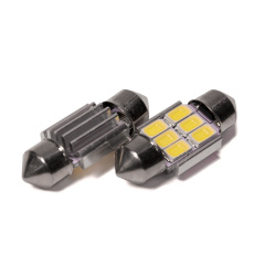 Светодиодная лампа StarLight T11 6 диодов 5630 1W 12V WHITE / 31mm / мультиполярная Шостка