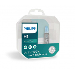 Автолампа PHILIPS 12258XVS2+E2 H1 55W 12V P14,5s X-treme Vision +130% Чернівці
