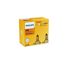 Автолампа PHILIPS 12342PRC2 H4 60/55W 12V P43t Premium 2pcs. Черкаси