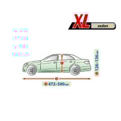 Чехол-тент для автомобиля Kegel-Blazusiak для MERCEDES E Klass (W210)/(W211)/(W212) sedan Mobile Garage XL Sedan Сарни
